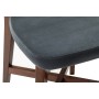 Стул Frank Pro Diag Grey/Темный орех