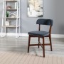 Стул Frank Pro Diag Grey/Темный орех