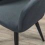 Кресло Oscar Diag grey/черный