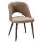 Стул Lars Diag beige/т.орех