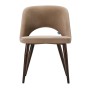 Стул Lars Diag beige/т.орех