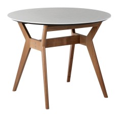 Стол Нарвик круглый д.860 Мрамор Бьянко