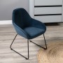 Кресло Kent Diag blue/Линк