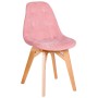 Стул EAMES lite Розов/Натуральный Бук