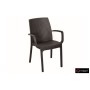 Стул B:rattan INDIANA с подлокотниками, коричневый