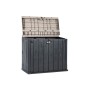 Ящик пластиковый TOOMAX STORA WAY PLUS XL 1270л, антрацит/светло-серый