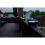 Крышка со светодиодами и юбка - комплект для столба Holzhof woodstyle (100*100)