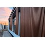 Вертикальная стеновая панель NauticPrime Line ДПК 219*26*4000мм, цвет Тик