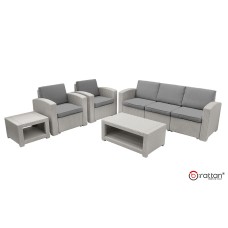 Комплект мебели Rattan Premium 5, СЕРЫЙ, NEW