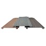 Сайдинг Darvolex 185*19*3000мм, серый, 3D тиснение
