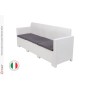 Комплект мебели NEBRASKA SOFA 3 (3х местный диван), белый