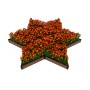 Доска грядочная Holzhof 150*25*2950мм, тиснение 3D
