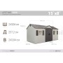Сарай пластиковый LifeTime 15*8