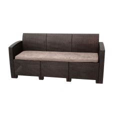 Arizona b:rattan, Диван трехместный, венге (3-х местная подушка)