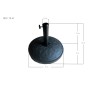 Подставка под зонт Tweet пластиковая (круглая) черная d450мм