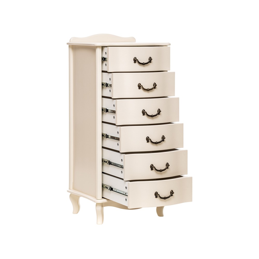 Комод Leset "Джульетта" узкий (6 ящ.) Комод Leset "Джульетта" узкий (6 ящ.)