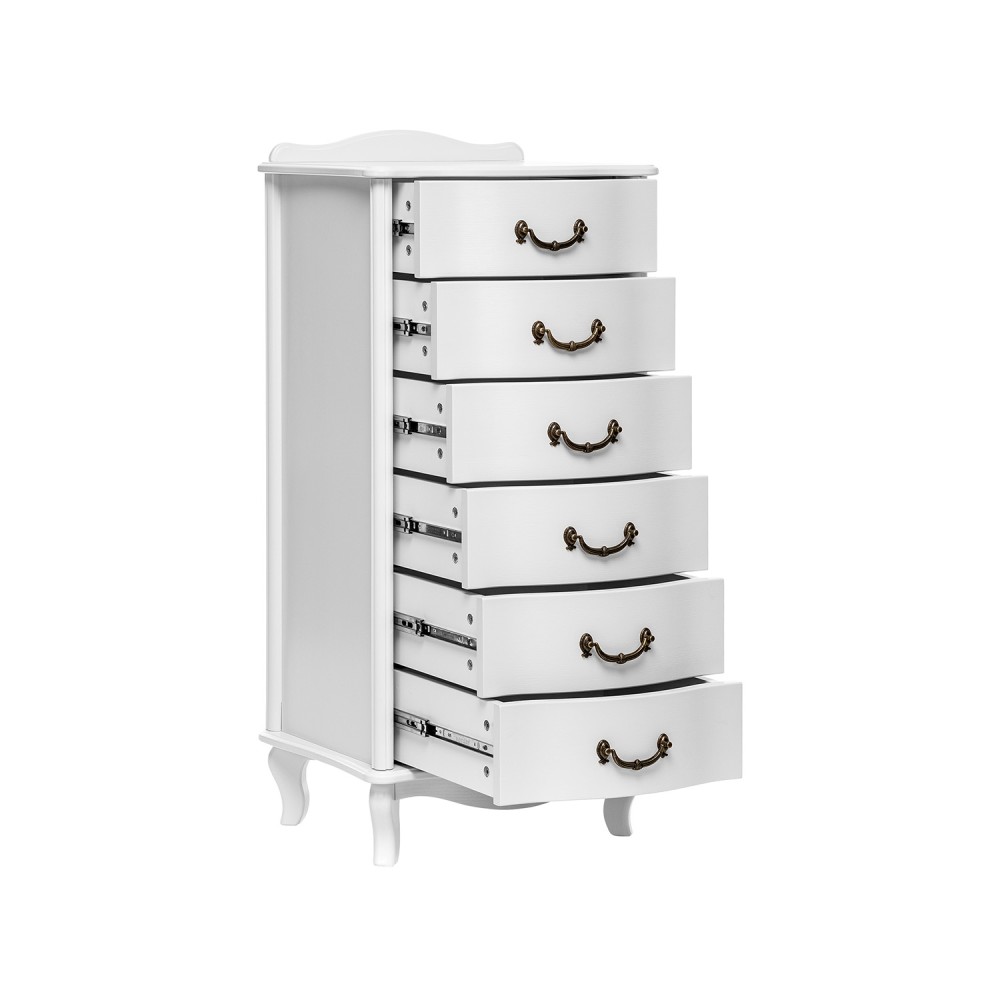 Комод Leset "Джульетта" узкий (6 ящ.) Комод Leset "Джульетта" узкий (6 ящ.)