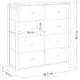 Комод Leset Нирита/Хайди, 8 ящиков, Белый
