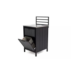 Модуль уличной кухни из алюминия БЕЙС (полка и мусорный ящик)