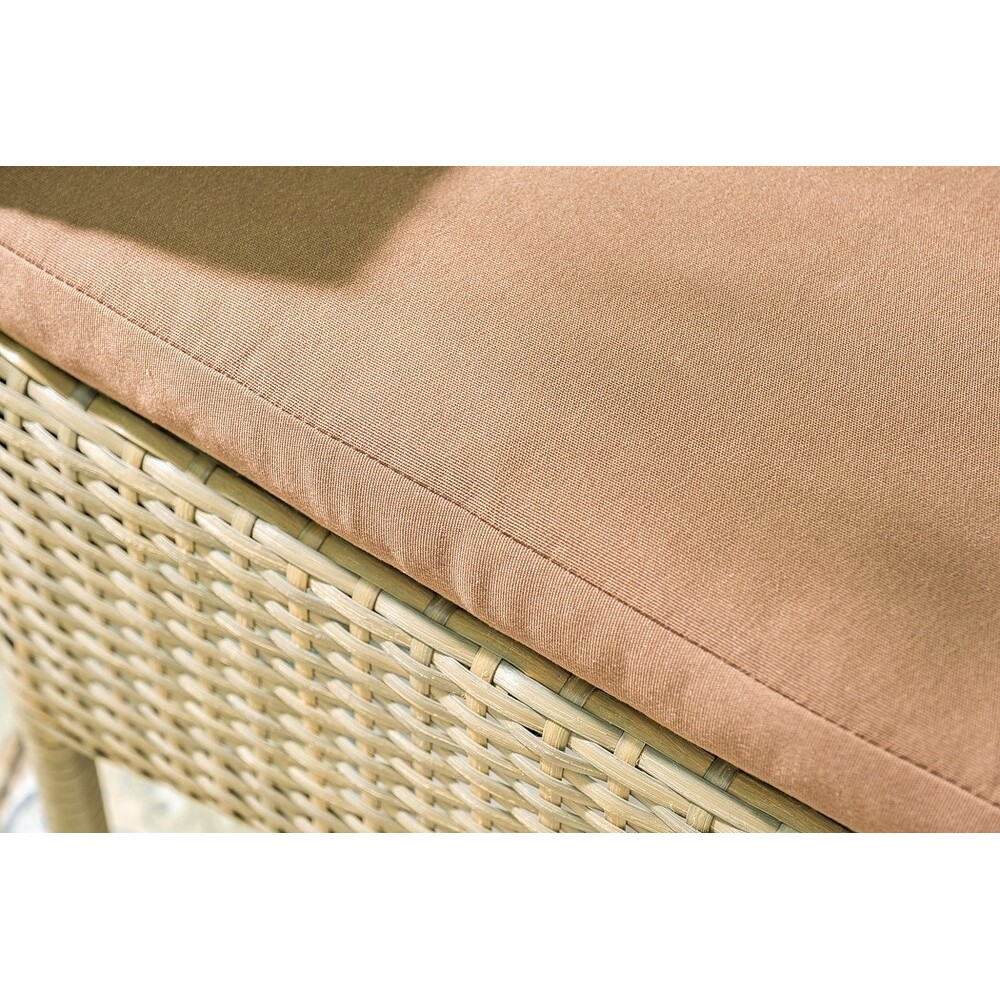 Плетеное кресло AROMA светло-коричневое  Joygarden