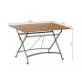 Стол из акации ЛАТА складной 120 см