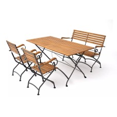 Обеденный комплект ЛАТА L со скамьей