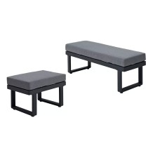 Набор оттоманок из алюминия ТОПА