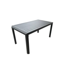 Обеденный стол из алюминия Graphite 140