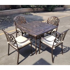 Обеденная группа Rosolini из литого алюминия