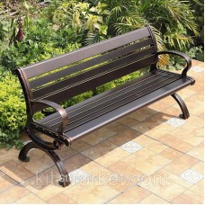 Садовая скамья Sorrento из алюминия