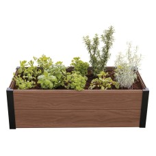 Кашпо-Грядка для растений MAPLE TROUGH (коричневый)