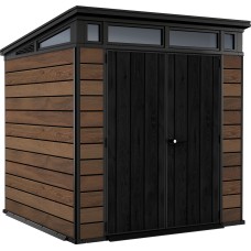 Сарай "Пент 7х7" (темно-коричневый) (размеры 216 х 216 см)