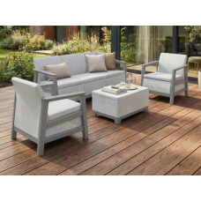 Комплект мебели Сканди (Scandi Linea 3 Seater Set ) пепельно серый