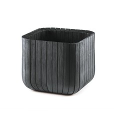 Кашпо Куб M (Keter cube planter M) графит