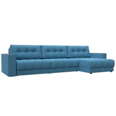 Диван угловой с декором Лига-049 НПБ Лонг