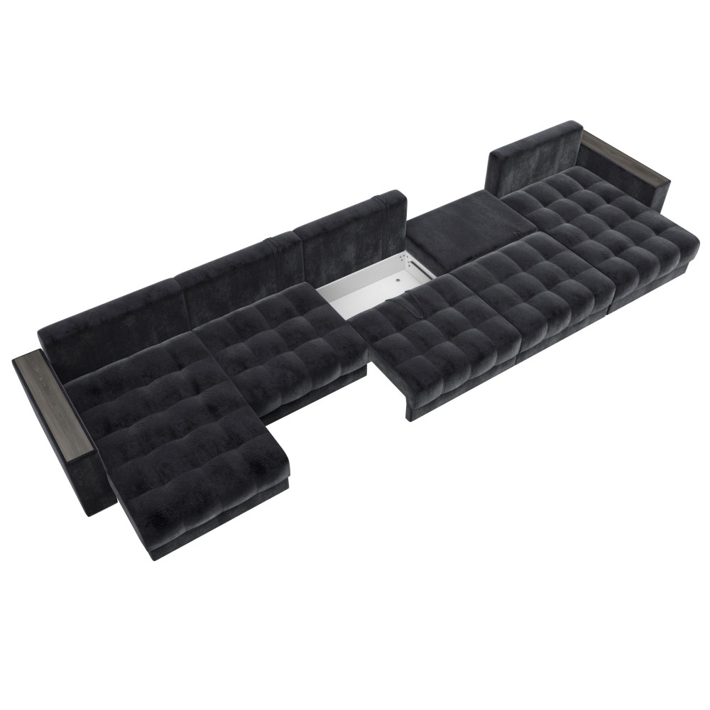 Диван П-образный с декором Лига-049 НПБ Мегалонг Диван П-образный с декором Лига-049 НПБ Мегалонг