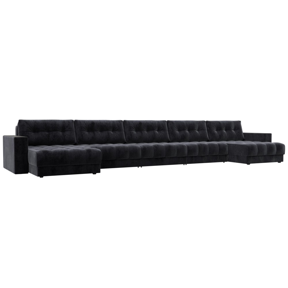 Диван П-образный с декором Лига-049 НПБ Мегалонг Диван П-образный с декором Лига-049 НПБ Мегалонг