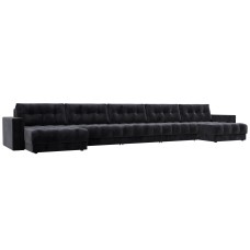 Диван П-образный с декором Лига-049 НПБ Мегалонг