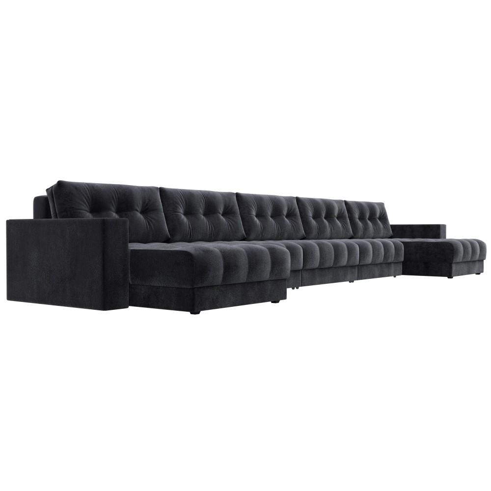 Диван П-образный с декором Лига-049 НПБ Мегалонг Диван П-образный с декором Лига-049 НПБ Мегалонг