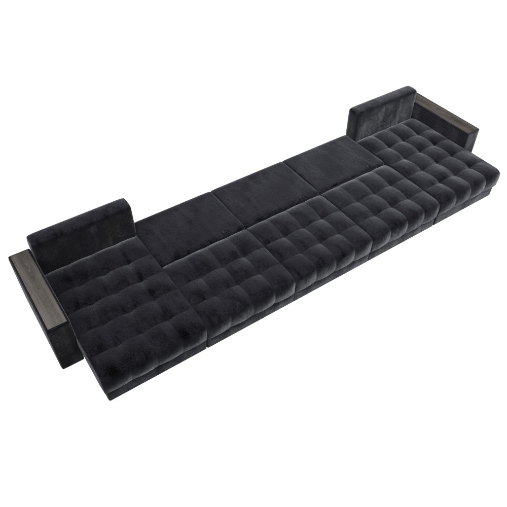 Диван П-образный с декором Лига-049 НПБ Мегалонг Диван П-образный с декором Лига-049 НПБ Мегалонг