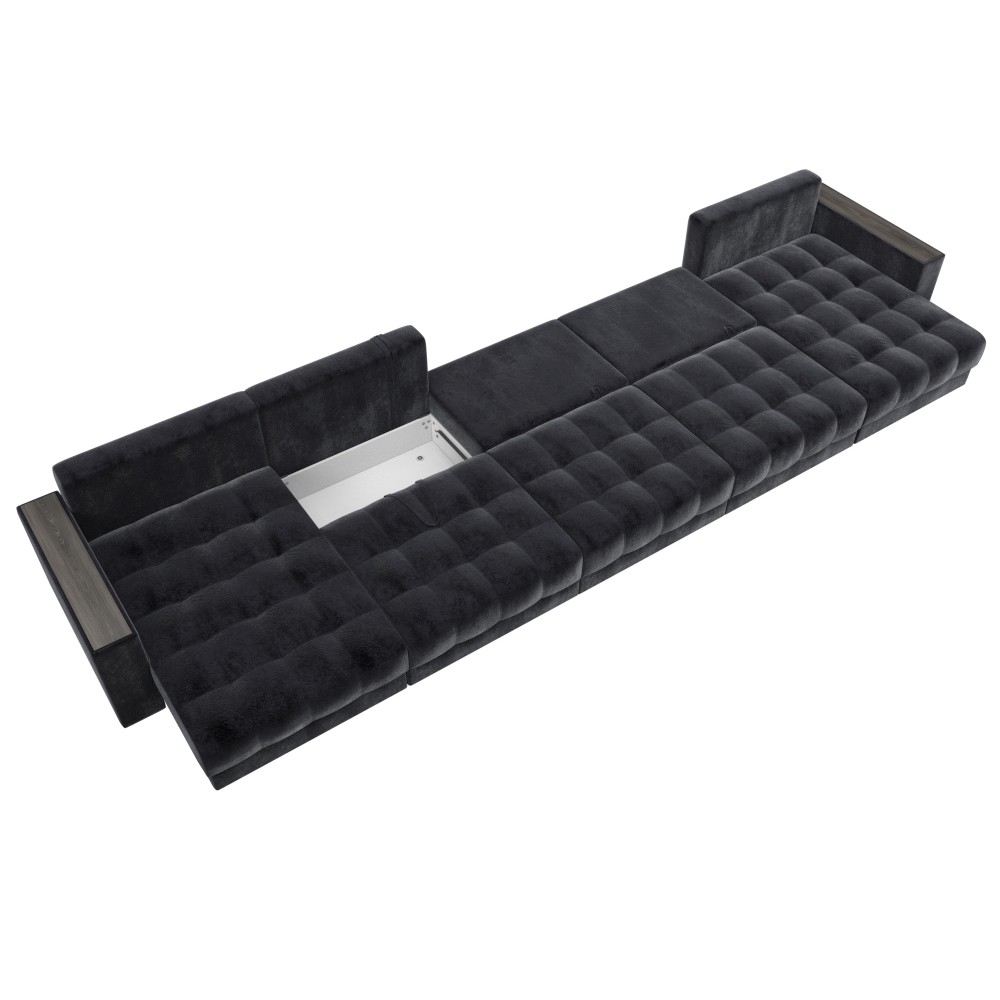 Диван П-образный с декором Лига-049 НПБ Мегалонг Диван П-образный с декором Лига-049 НПБ Мегалонг