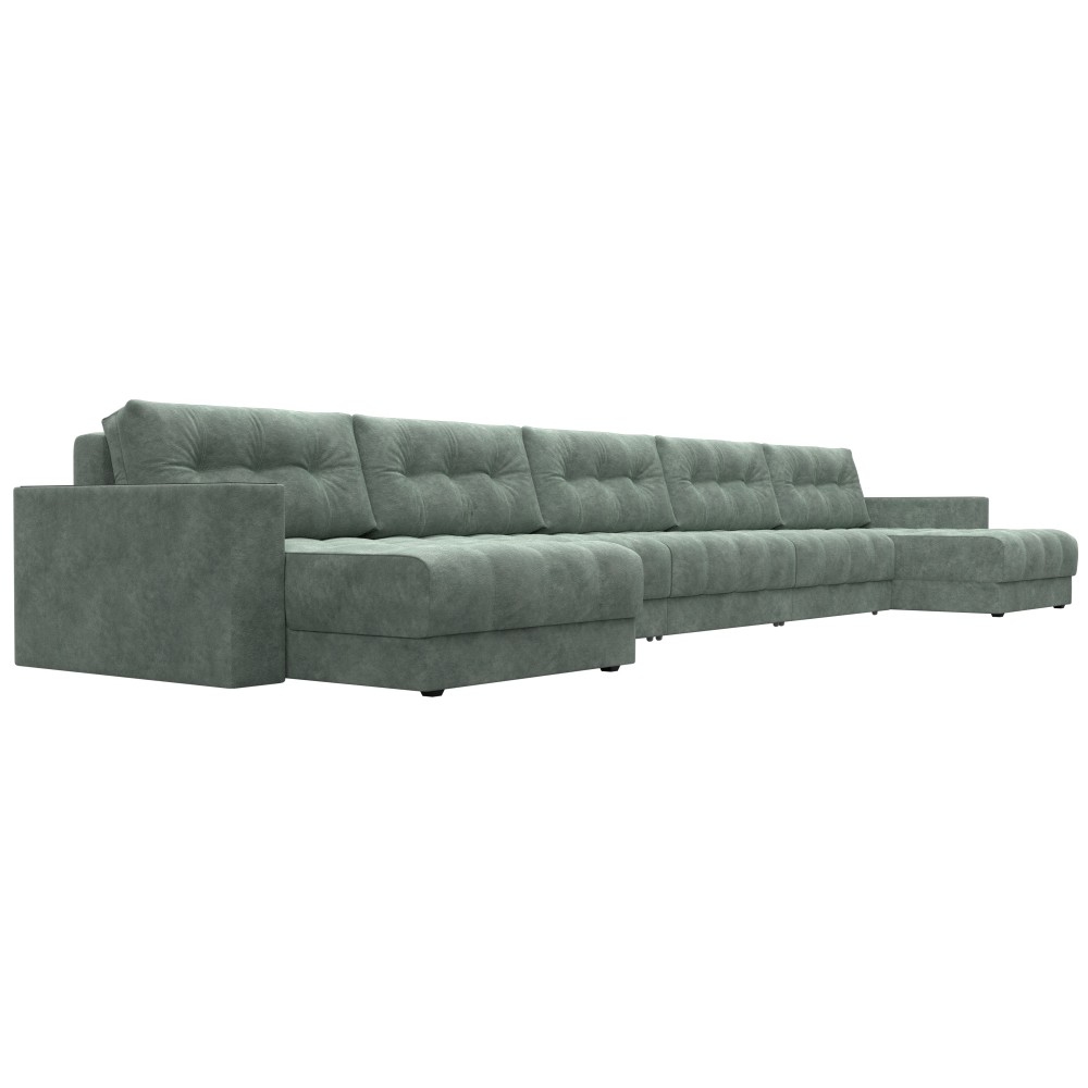 Диван П-образный с декором Лига-049 НПБ Мегалонг Диван П-образный с декором Лига-049 НПБ Мегалонг