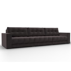 Диван прямой с декором Лига-049 НПБ Лонг