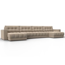 Диван П-образный с декором Лига-049 НПБ Лонг