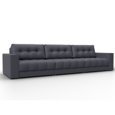 Диван прямой с декором Лига-049 НПБ Лонг