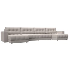 Диван П-образный с декором Лига-049 НПБ Лонг