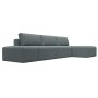 Диван угловой модульный с пуфом Лига-060 НПБ Лонг угол универсальный