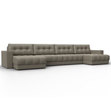 Диван П-образный с декором Лига-049 НПБ Лонг