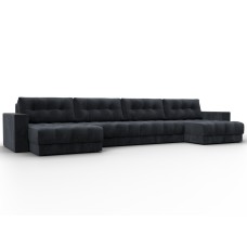 Диван П-образный с декором Лига-049 НПБ Лонг