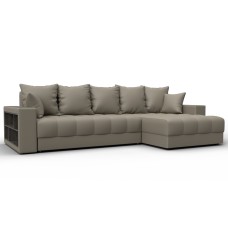 Диван угловой с декором и полкой Лига-050 НПБ